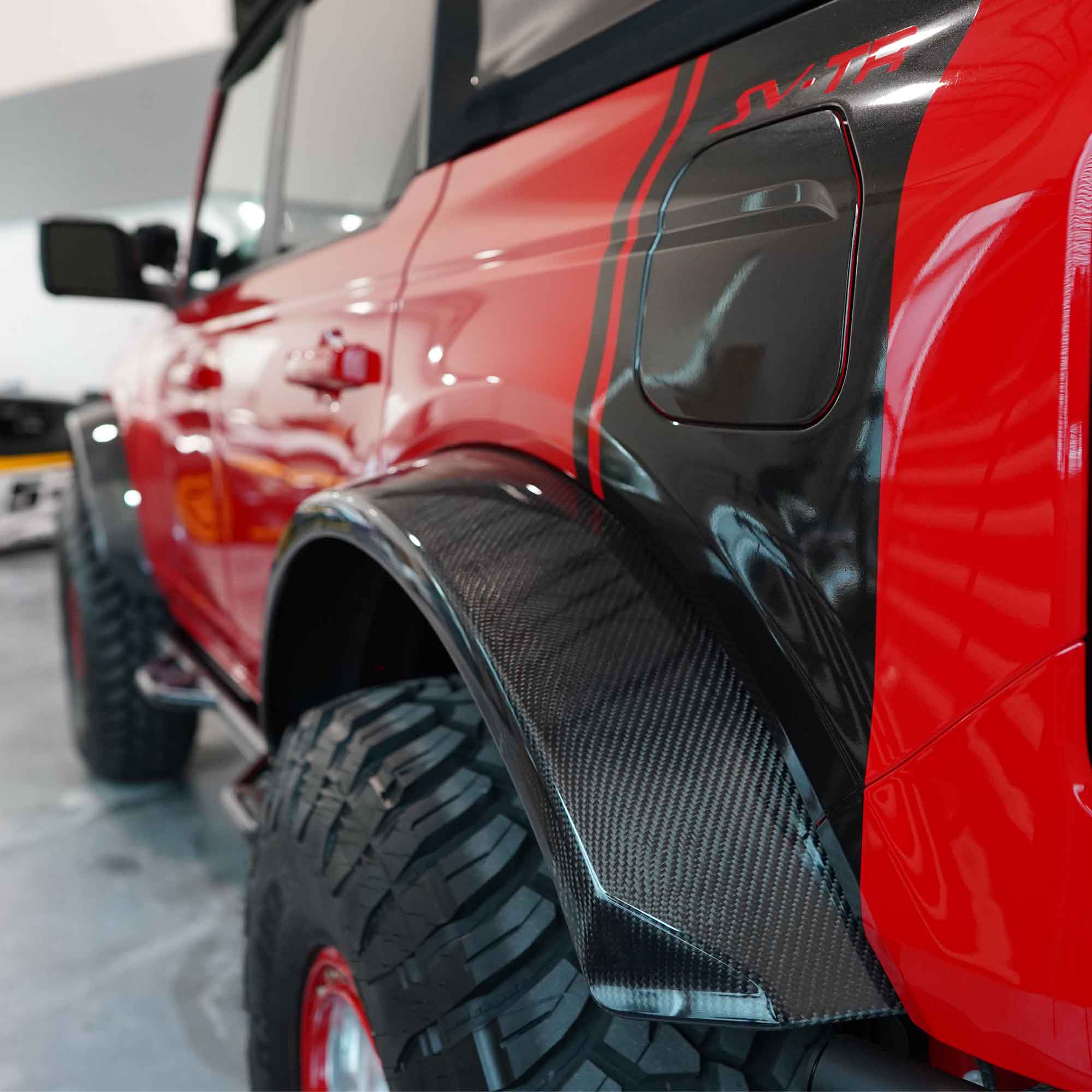 Carbon Fiber Fender Flare Set, 2021+ BRONCO - Image 3