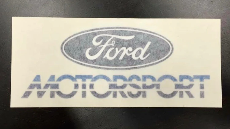 Decal, Quarter Window, Motorsport, 84-88 Saleen Mustang
