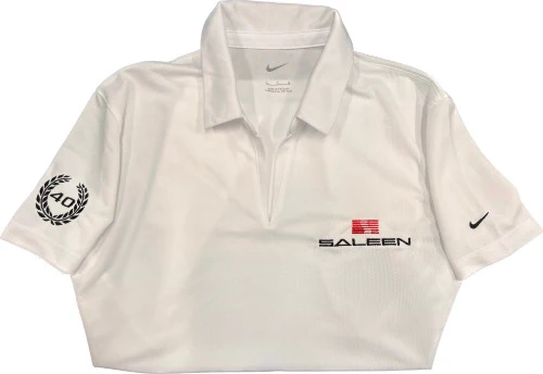 Ladies' Saleen 40th Anniversary Nike Polo White
