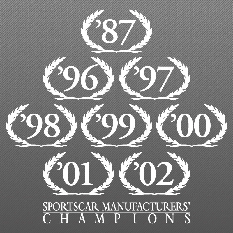 Wreath Decal, SCCA Champion, 03-06 S281 S351